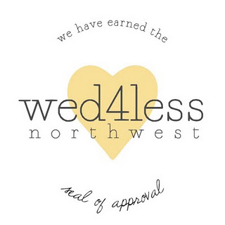 Wed4Less NW Blog Seal Of Approval